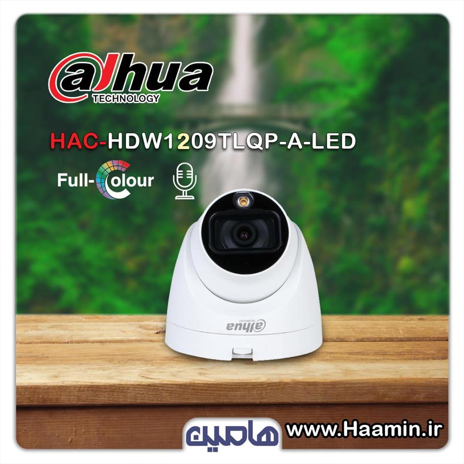 دوربین مداربسته 2 مگاپیکسل داهوا مدل HDW1209TLQP-A-LED