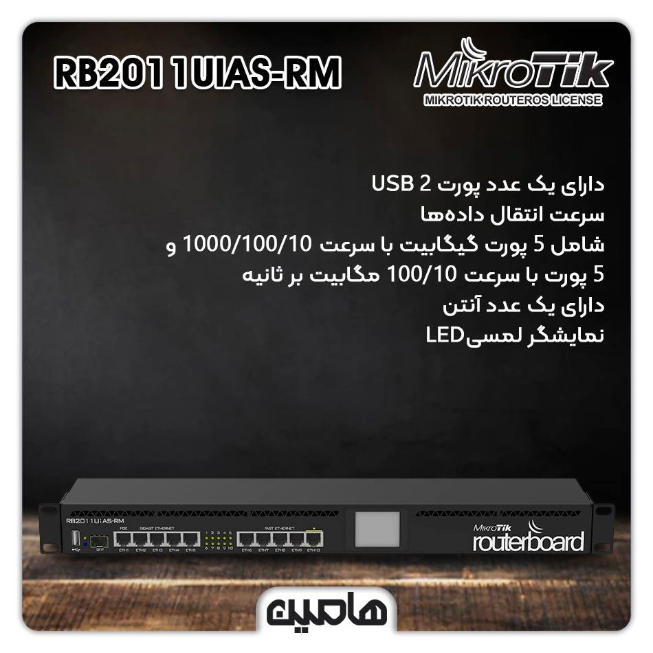 اکسس پوینت Router-Mikrotik-RB2011UiAS-RM