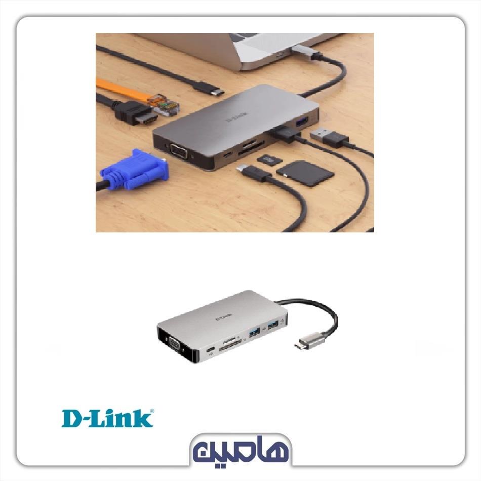 هاب 9 پورت USB-C دی-لینک مدل DUB-M910