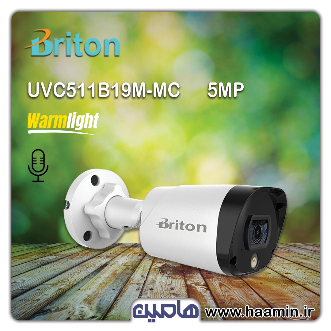 دوربین مداربسته 5 مگاپیکسل برایتون مدل UVC-511B19M-MC